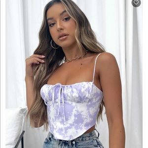 White Fox Boutique String them along bustier